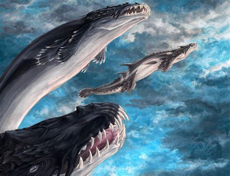 Prehistoric Sky Whales By Simkaye On Deviantart