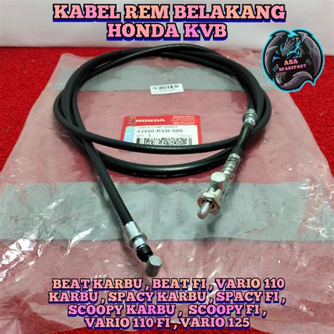 Jual KABEL REM BELAKANG KVB ASLI ORIGINAL Motor HONDA BEAT KARBU Beat