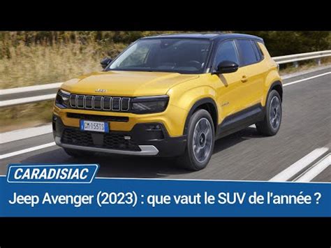 Essai vidéo Jeep Avenger 2023 que vaut le petit SUV électrique