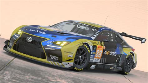 Akkidos Asp Lexus Rc F Lmgt3 88 Livery Rgranturismo