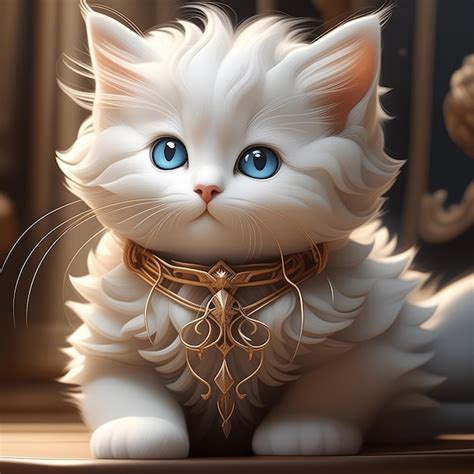 Premium AI Image | a masterpiece of royal cat with amazing nature