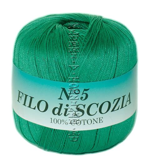 Пряжа Filo di Scozia №5 - (111 - Зелёный) - купить в Москве по ...