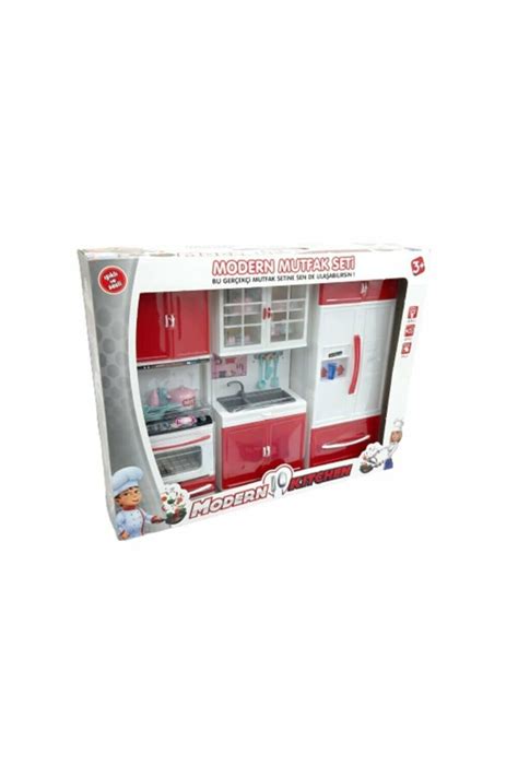 Kayyum Oyuncak Modern Kitchen Üçlü Sesli Işıklı Mutfak Seti 1013 Fiyatı