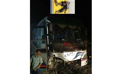 Ladang Berita Lakalantas Di Batubara Warga Rohil Remuk Tergilas Bus