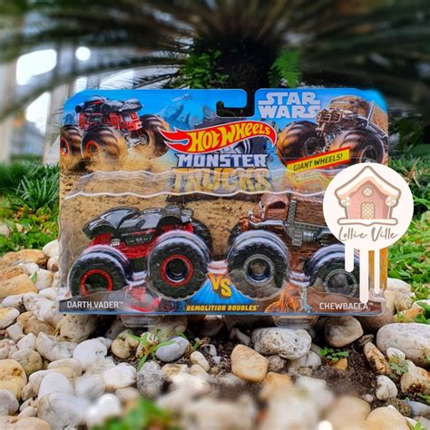 Jual Hot Wheels Monster Trucks Darth Vader VS Chewbacca Shopee Indonesia