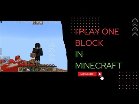 We Play One Block In Minecraft Minecraft Video YouTube