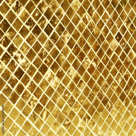 gold tile wall texture Stock Photo | Adobe Stock