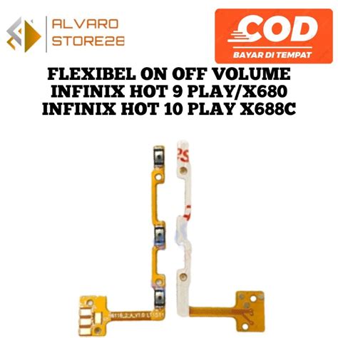 Jual FLEXIBEL TOMBOL POWER ON OF VOLUME INFINIX HOT PLAY X INFINIX HOT PLAY X C