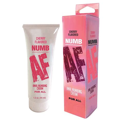 Numb AF Anal Desensitizer Gel Cherry La Sex Shop de México fluid Juguetes sexuales