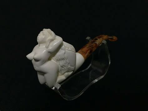 Nude Lady Figure Meerschaum Pipe Handmade Collectibles Master Etsy