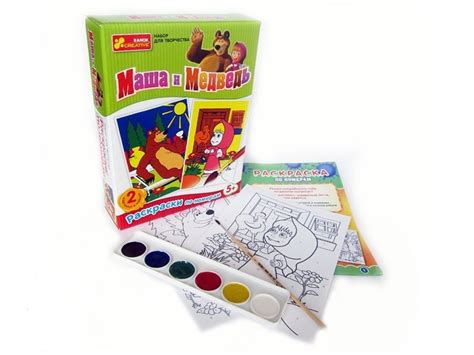 Раскраски по номерам "Маша и Медведь" (ID#1936454136), цена: 77.67 ...