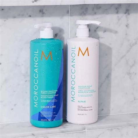 D U G I D U X Moroc T M Kh Nh V Ng Moroccanoil Blonde Perfecting Purple Shampoo