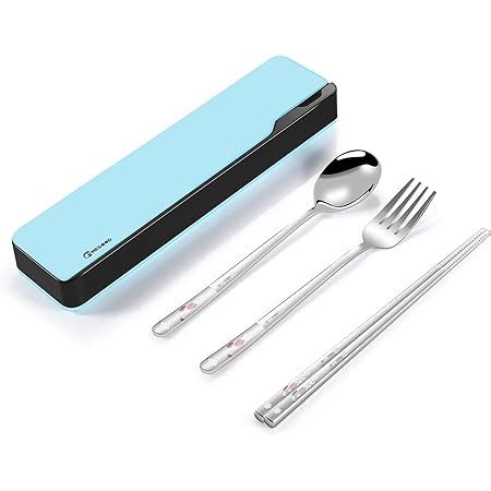 Amazon Devico Travel Utensils Stainless Steel Pcs Cutlery