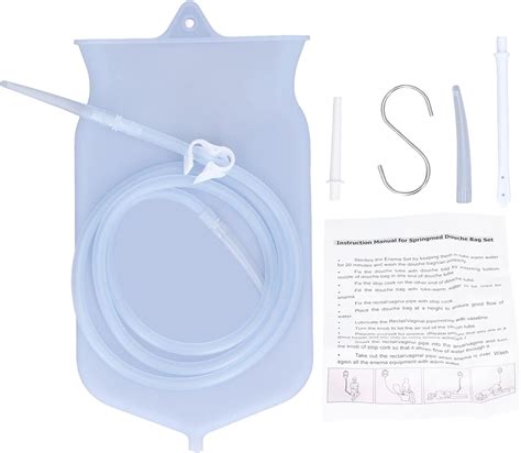 Transparente Intestinal Intestinal Colon Anal Ducha Bolsa De Limpieza Kit De Bolsa De Enema De