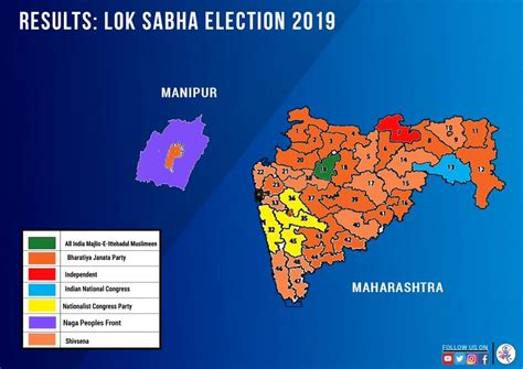 In Maps How Political Parties Fared In Lok Sabha Election Across