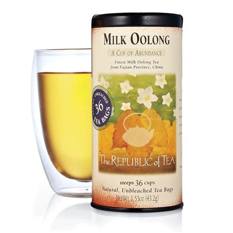 Milk Oolong Tea Bags | The Republic of Tea