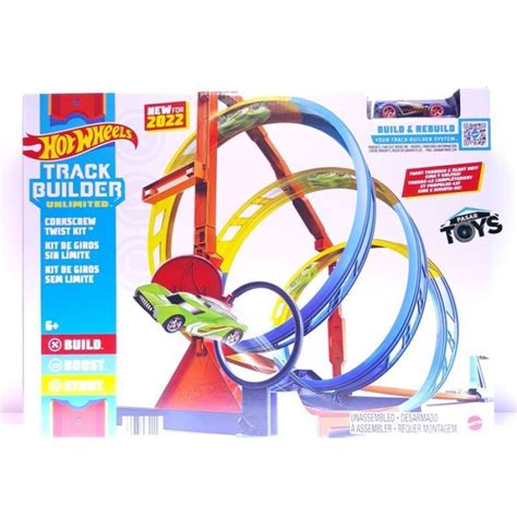 Jual Hot Wheels Track Builder Unlimited Corkscrew Twist Kit Playset Di Seller Velvet Store
