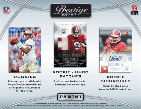 Sports Cards Plus Store Blog: 2015 PANINI PRESTIGE AND LEAF FOOTBALL