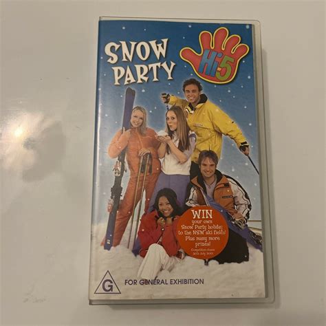 Hi 5 Snow Party Surfing Safari Vhs 2003 Pal Retro Unit