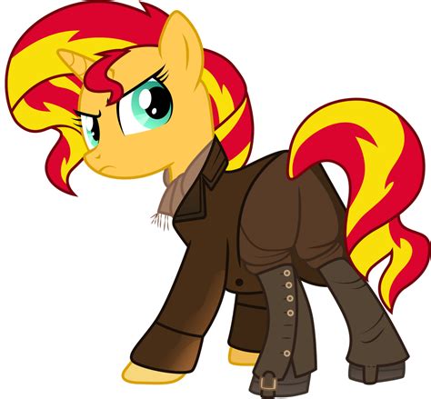 Sunset Shimmer As The War Doctor By Cloudyglow On Deviantart