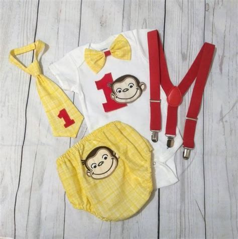 Curious George Smash Cake Outfit Curious George Birthday Outfit