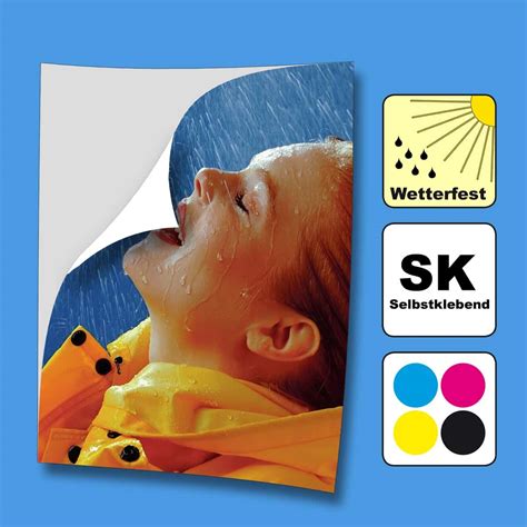 Selbstklebefolie drucken Hamburg - Wetterfest und lange haltbar