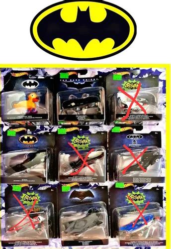 Hot Wheels Batmovil Batma Colección De 4 Batimobile 1 50 Meses sin interés