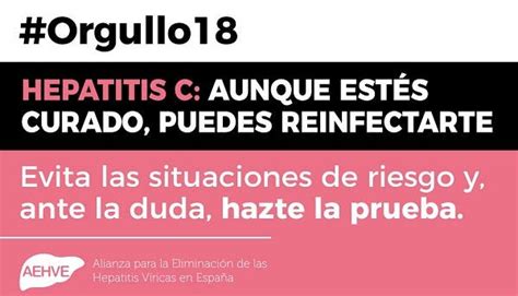 Orgullo Gay Tomar Conciencia De La Hepatitis C Evitar Riesgos