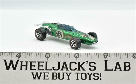 Indy Eagle Green 1969 Redline Hot Wheels Mattel Vintage RL Wheeljack S Lab