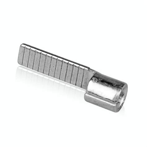 Dbn Brass Non Insulating Naked Chip Shaped Flat Blade Wire Splice Lug Connector Crimp