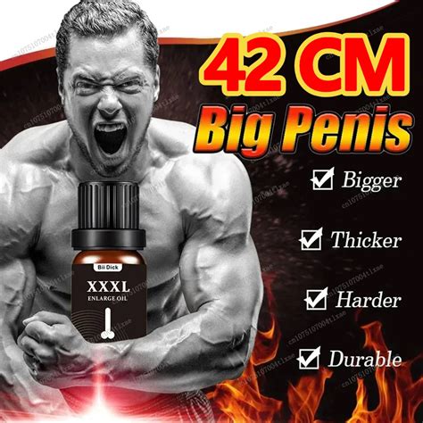 XXXL Penis Permanent Thickening Growth Man Massage Enlargement Oils