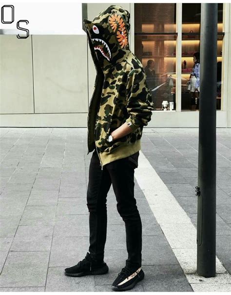 Создать мем японская уличная мода мужчины bape bape hoodie ниго бейп