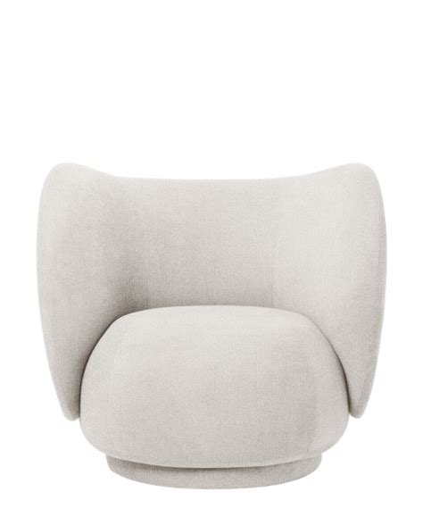 Sessel Rico Lounge Chair Boucl Off White Von Ferm Living Kaufen