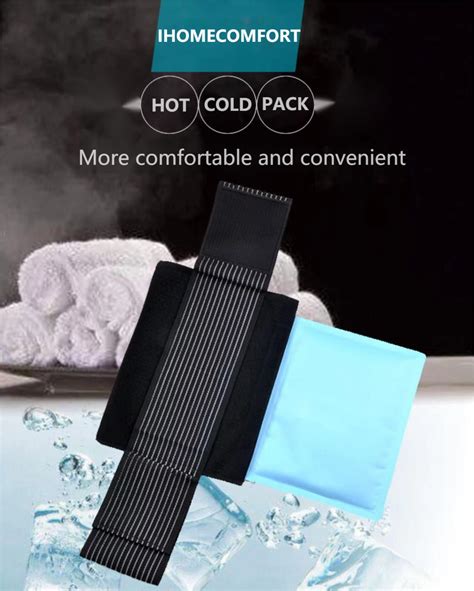 Reusable Gel Ice Pack For Injuries With Strap Hot Cold Gel Pack Wrap For Pain Relief China Hot