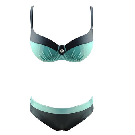 Clearance Nmmued Push Up Bikini Mid Rise Bikini Sets For Women Halter Bikini Sets For Women