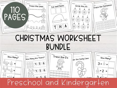 Free Kindergarten Worksheets Christmas 28 Olympiad Tester