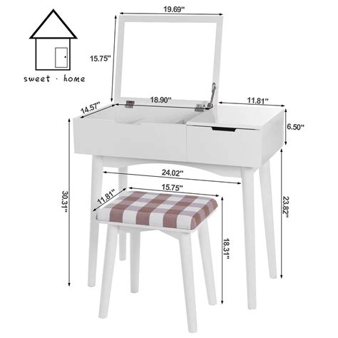 Какая высота должна быть у туалетного столика