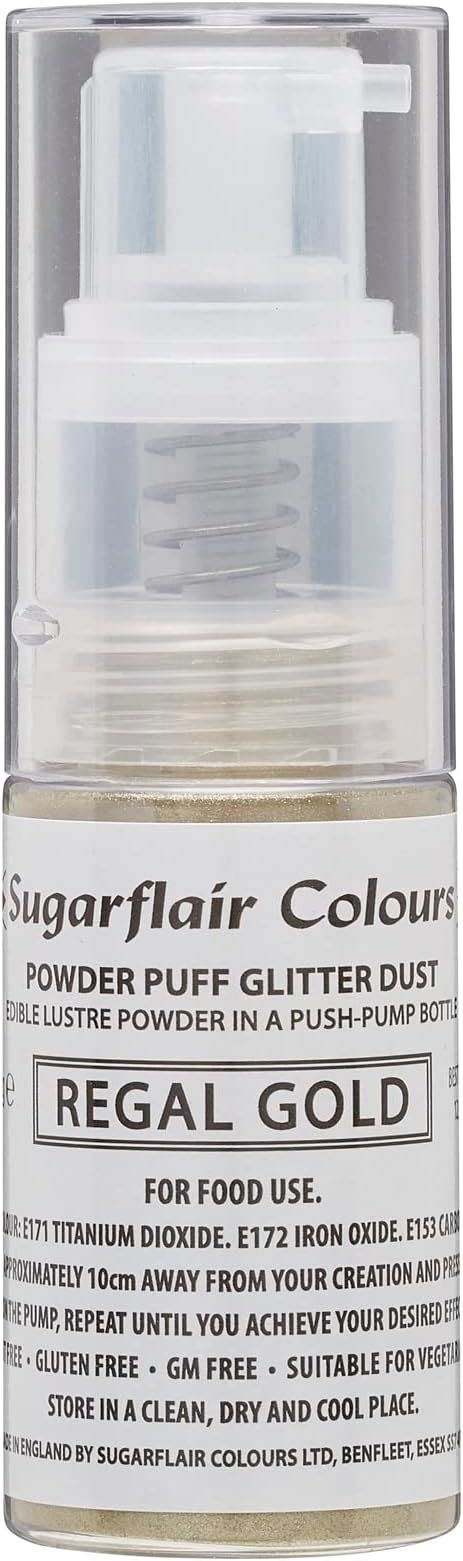 Amazon Sugarflair Edible Glitter Dust Spray Non Aerosol Pump