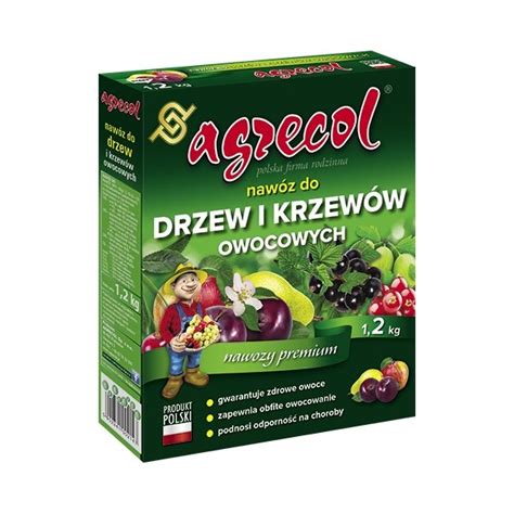 Nawóz do drzew i krzewów owocowych 1 2kg Agrecol