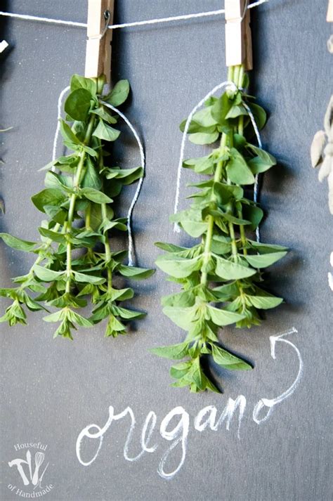 DIY Rustic Chalkboard Herb Drying Rack Houseful Of Handmade