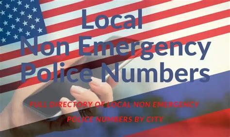 Urgent! Your Guide to the Correct Non-Emergency Police Number in the US.
