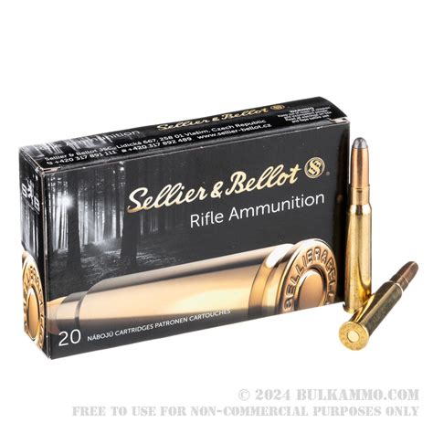 Rounds Of Bulk X Mm Jr Mauser Ammo By Sellier Bellot Gr Sp