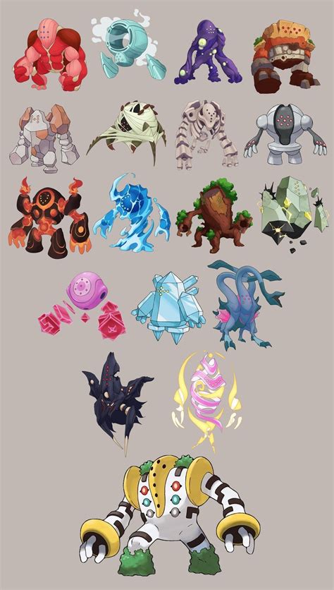 Fake Pokémon — PageofSean: I’ve finally completed a Regi for... Entei ...