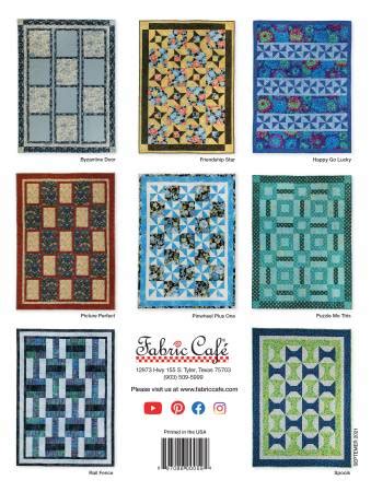 Quick Easy 3 Yard Quilts By Donna Robertson FC032142