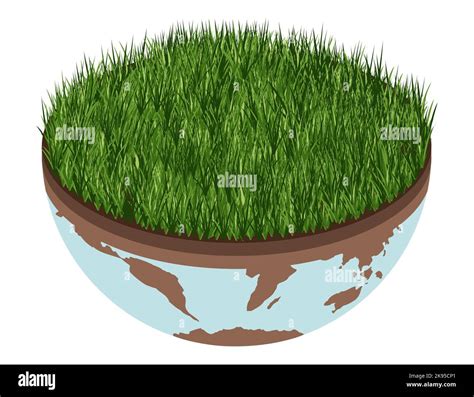 Earth Climate Change Icon Vector Isometric Ecology Illustration Of An