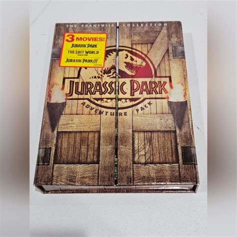 Universal Media Jurassic Park Adventure Pack 3 Dvd Set Poshmark