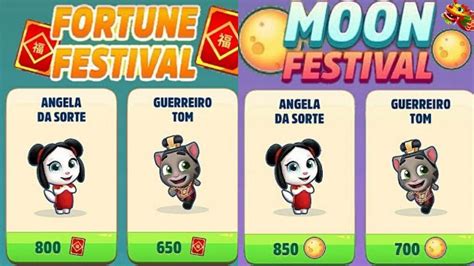 Talking Tom Gold Run Fortune Festival Vs Moon Festival Event General