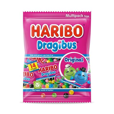 Dragibus 12 X 350g Haribo Veggie 168 Mini Zakjes Snoep Aan Huis