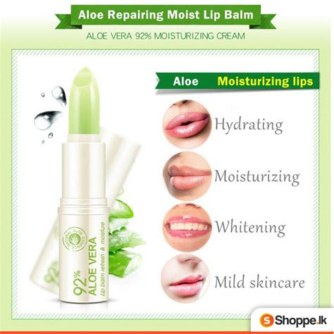 Bioaqua Aloe Vera Moisturizing Lip Balm Shoppe Lk