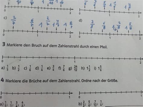 Brüche Mit Zahlenstrahl 3